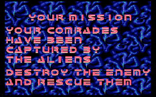 Screenshot Thumbnail / Media File 1 for Alien Syndrome (1992)(Dempa)[a]